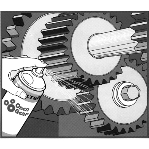 Lubrifiant OPEN GEAR, Canette a&eacute;rosol SPOC Demo