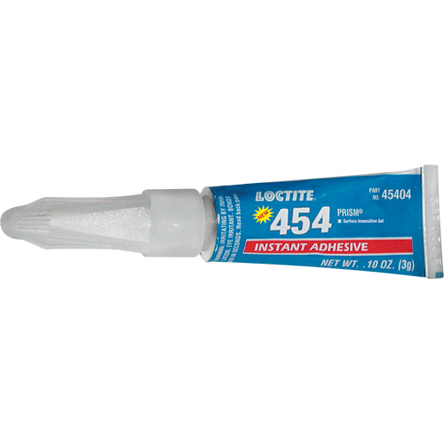 454 Prism&reg; Instant Adhesive Gel, Clear, Tube, 3 g SPOC Demo