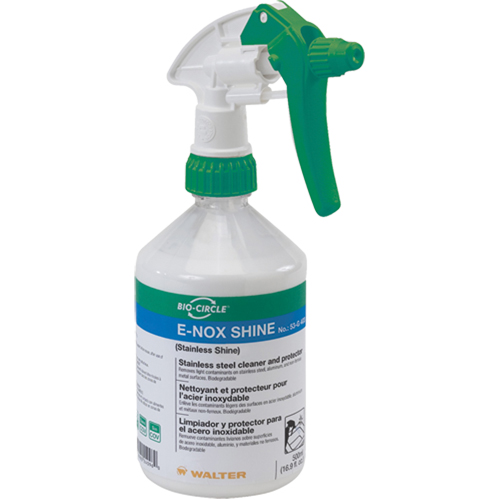 E-Nox Shine Stainless Steel Cleaner & Protector, 500 ml, Trigger Bottle SPOC Demo