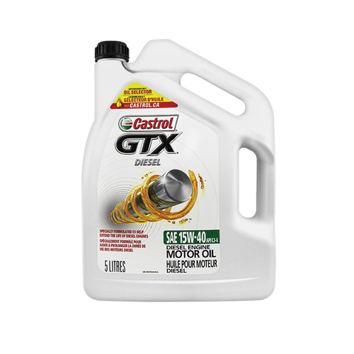 Huile pour moteur diesel 15W40 GTX, 5 L, Cruche SPOC Demo