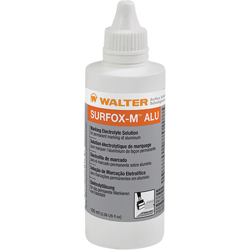 Solution &eacute;lectrolytique de marquage sur l'aluminium Surfox-M SPOC Demo
