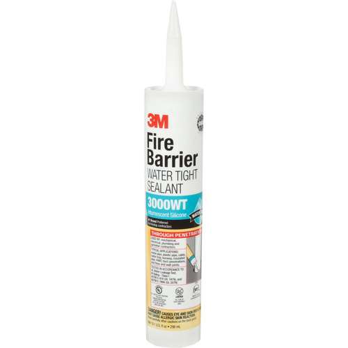Fire Barrier Sealant 3000 WT, 10.1 oz., Cartridge, Grey SPOC Demo