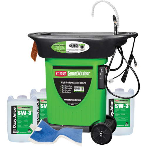 Trousse de bassin de nettoyage de pi&egrave;ces mobile SmartWasher SW-323 SPOC Demo