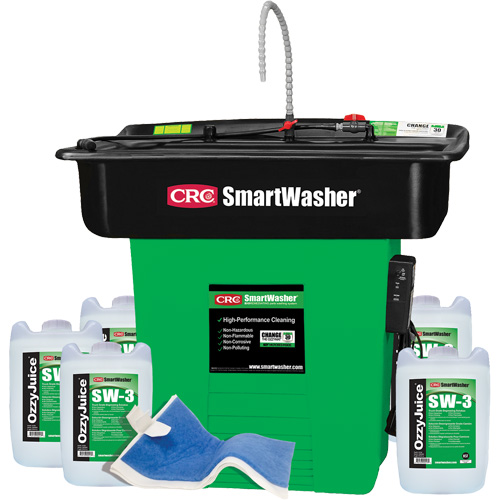 Trousse de bassin de nettoyage de pi&egrave;ces Supersink SmartWasher SW-328 SPOC Demo