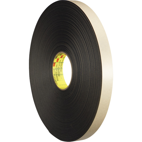 Double-Coated Foam Tape, 66 m (216') L x 12.7 mm (1/2") W, 31 mils, Polyethylene SPOC Demo