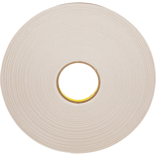 Double-Coated Foam Tape, 66 m (216') L x 12.7 mm (1/2") W, 31 mils, Polyethylene SPOC Demo
