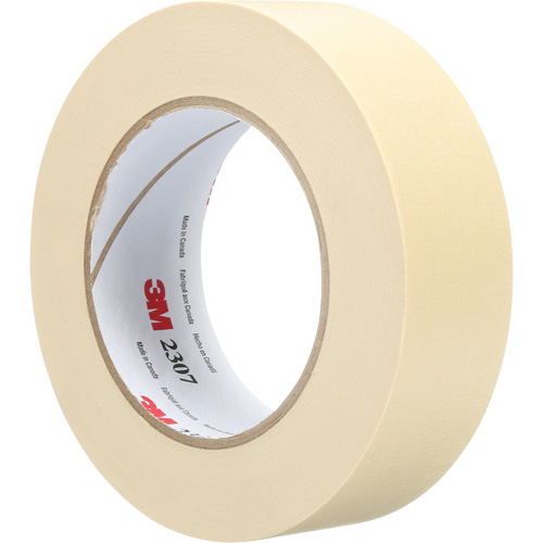 2307 Masking Tape, 36 mm (1-1/2") x 55 m (180'), Tan SPOC Demo