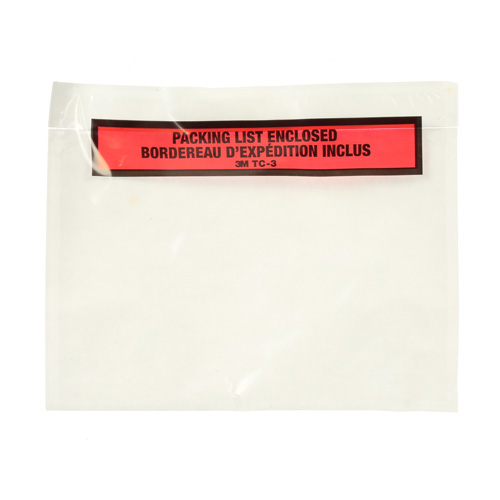 Pochette pour bordereau d'exp&eacute;dition, 7" lo x 5" la, Style Insertion par extr&eacute;mit&eacute; SPOC Demo