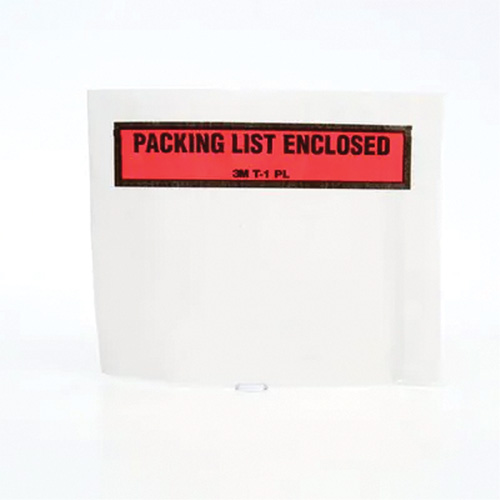 Packing List Envelope, 5-1/2" L x 4-1/2" W, Endloading Style SPOC Demo