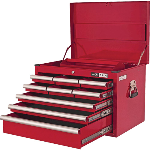 PMC2709 Coffre de m&eacute;canicien s&eacute;rie Pro, 26" la, 9 tiroirs, Rouge SPOC Demo