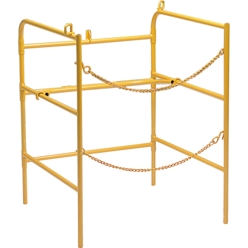 ALLEGRO INDUSTRIES Manhole Guard Rails, Steel SPOC Demo