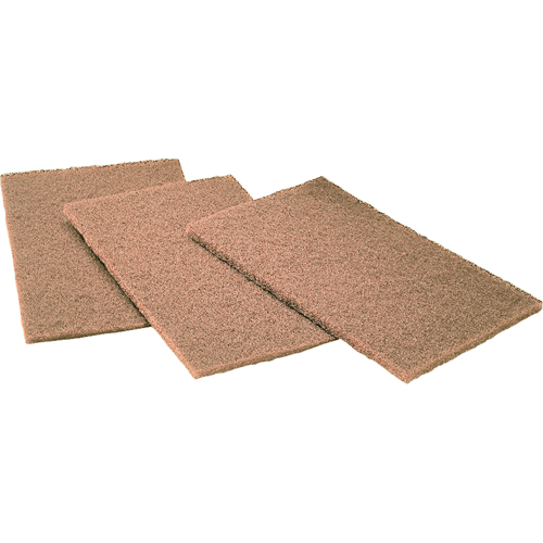 Scotch-Brite Hand Pads, Aluminum Oxide, 6" x 9", Coarse Grit SPOC Demo
