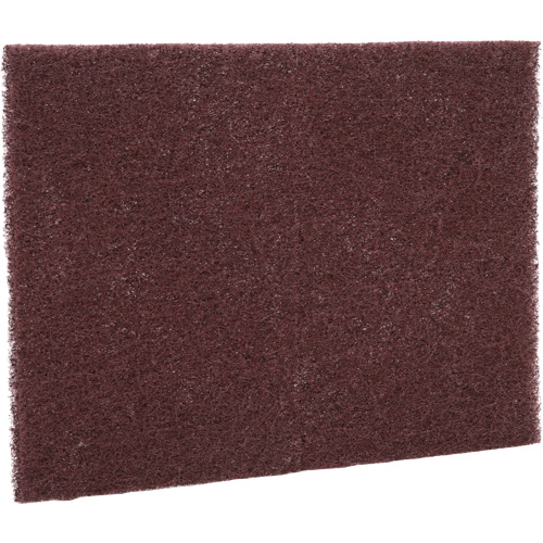 Scotch-Brite Production Hand Pads, Aluminum Oxide, 6" x 9", Very Fine Grit SPOC Demo