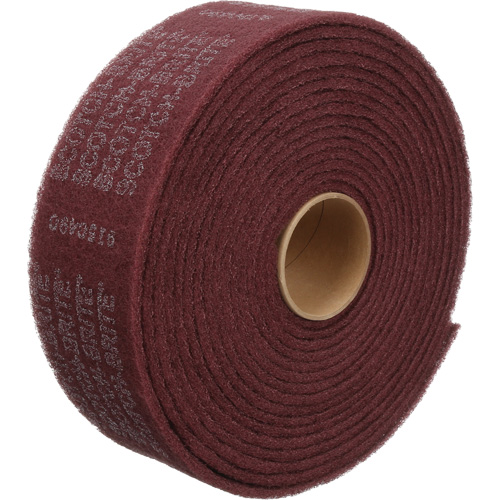 Scotch-Brite Clean & Finish Roll, Medium, Aluminum Oxide, 4" W x 30' L SPOC Demo