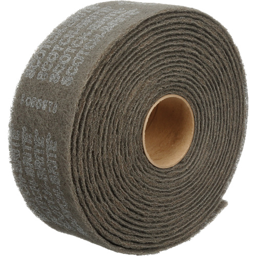 Ruban de nettoyage et de finition Scotch-Brite, Tr&egrave;s fin, 4" la x 30' lo SPOC Demo