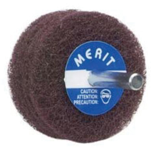 Abrasotex Non-Woven Disc Wheel, 3" Dia. x 1" W, 1/4" Arbor, Aluminum Oxide SPOC Demo