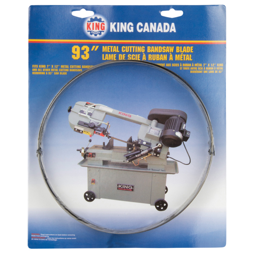 Metal Cutting Bandsaw Blade, Metal, 93" L x 3/4" W x 0.032" Thick, 14 TPI SPOC Demo