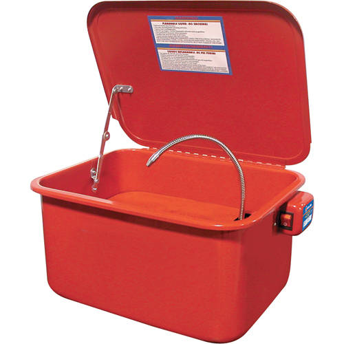 Bassins de nettoyage autorecyclants, Acier, 5 gal. SPOC Demo