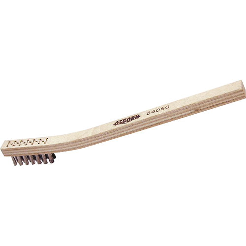 Small Cleaning Scratch Brush, Stainless Steel, 3" x 7" Wire Rows, 7-1/2" Long SPOC Demo