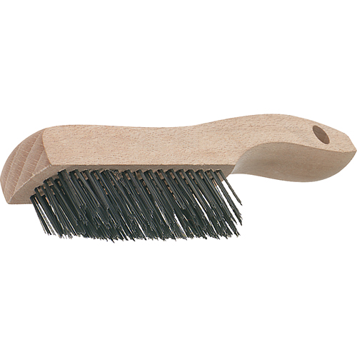 V-Trim Shoe Handle Scratch Brushes, Stainless Steel, 4 x 16 Wire Rows, 19-3/4" Long SPOC Demo