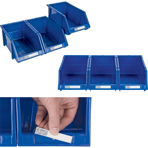 Bac empilable & &agrave; suspendre, 7-7/8" la, 7" h x 17-11/16" p, Rouge SPOC Demo