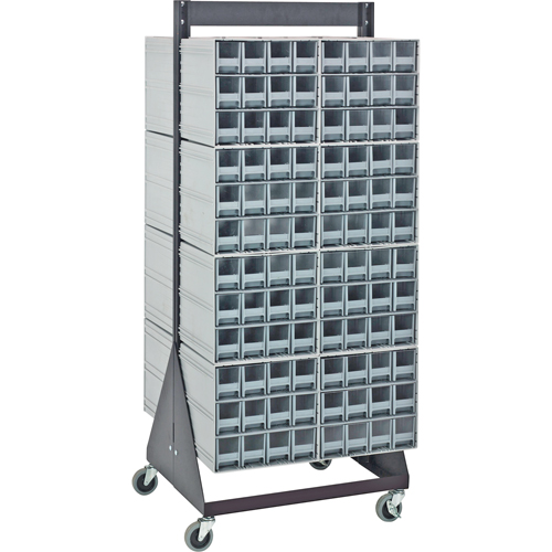 Casiers de rangement &agrave; enclenchement avec supports de plancher SPOC Demo