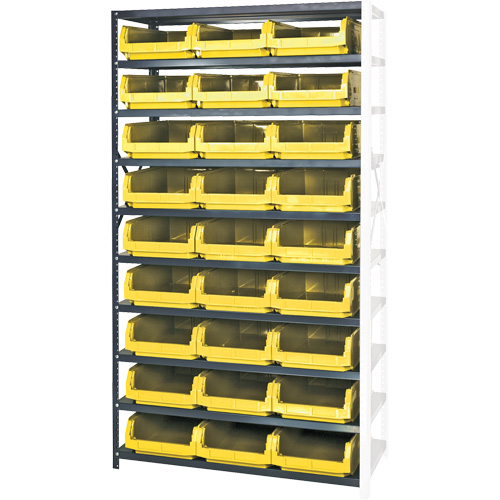 &eacute;l&eacute;ment de rayonnage avec bacs empilables, Acier, Bac Magnum, Ajout, 42" la x 76" h SPOC Demo