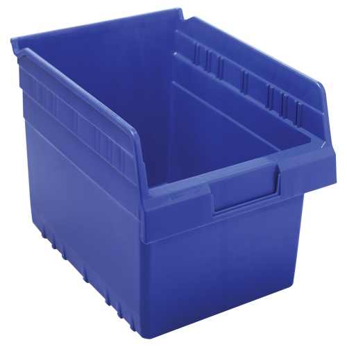 Bacs pour &eacute;tag&egrave;re Store-Max, 8-3/8" la x 8" H x 11-5/8" p, Bleu, Capacit&eacute; 44 lb SPOC Demo