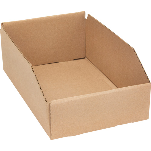 Boîtes profondes en carton ondul&eacute;, 7-5/8" la x 11-5/16" p x 4-1/2" h, Beige SPOC Demo