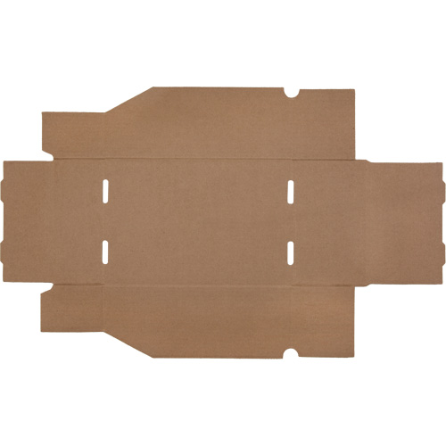 Boîtes profondes en carton ondul&eacute;, 7-5/8" la x 11-5/16" p x 4-1/2" h, Beige SPOC Demo