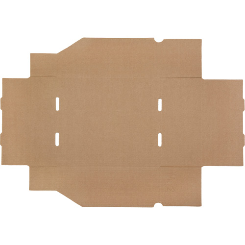 Boîtes profondes en carton ondul&eacute;, 11-3/4" la x 11-1/4" p x 4-1/2" h, Beige SPOC Demo