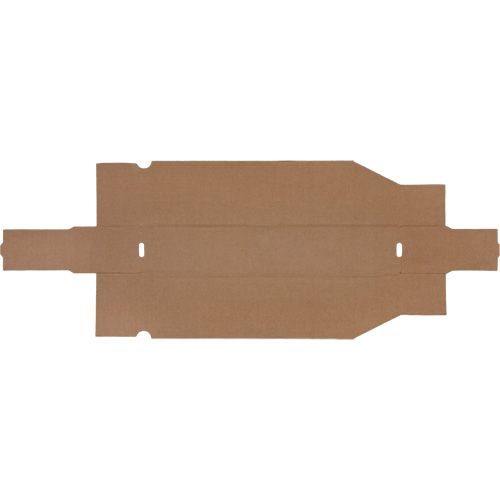 Boîtes profondes en carton ondul&eacute;, 1-7/8" la x 17-1/8" p x 4-1/2" h, Beige SPOC Demo
