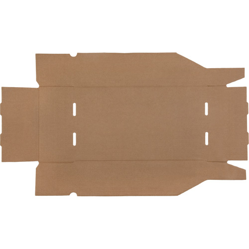 Deep Corrugated Parts Bins, 9-3/4" W x 17-1/4" D x 4-1/2" H, Beige SPOC Demo