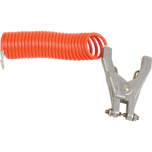Coiled Grounding Clamps, 120" Long SPOC Demo