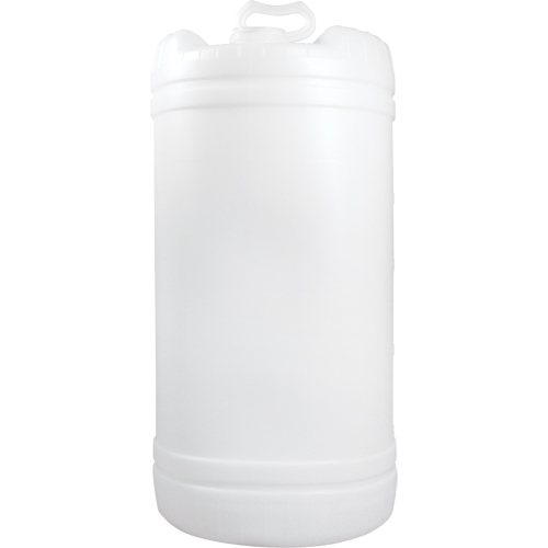 Barils en poly&eacute;thyl&egrave;ne &agrave; ouverture &eacute;troite, 15 gal. US (12,49 gal. imp.), Dessus ferm&eacute;, Naturel SPOC Demo