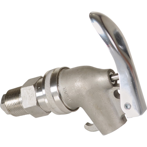 Manual Drum Faucet, Stainless Steel, 3/4" NPT SPOC Demo