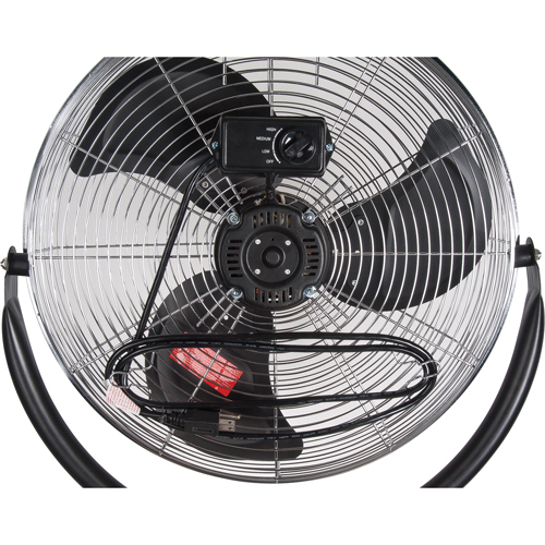 High-Velocity Pedestal Fan, Commercial, 3 Speed, 20" Diameter SPOC Demo