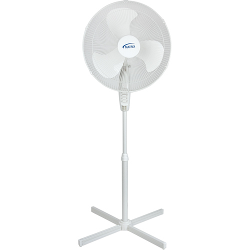 Oscillating Pedestal Fan, Commercial, 3 Speed, 18" Diameter SPOC Demo
