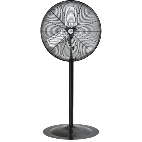 Oscillating Pedestal Fan, Heavy-Duty, 2 Speed, 24" Diameter SPOC Demo