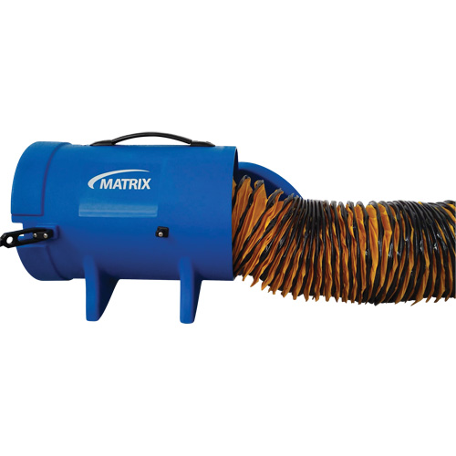 8" Air Blower with 15' Ducting & Canister, 1/4 HP, 816 CFM SPOC Demo