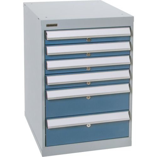 Six-Drawer Pedestal Workbench, 18" W x 21" D x 28" H SPOC Demo