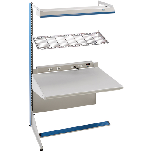 Arlink Preconfigured Workstation, 36" W x 28" D x 84" H, Single Sided Add-On SPOC Demo