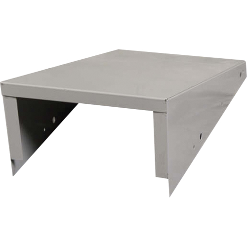 Clean Line Economy Lockers Slope Top, 1 Bank, 18" D x 12" W x 6" H, Grey, Steel SPOC Demo