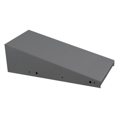 Clean Line Economy Lockers Slope Top, 1 Bank, 18" D x 12" W x 6" H, Steel SPOC Demo