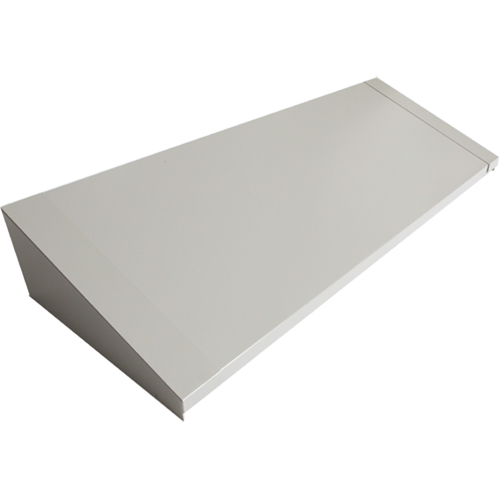 All-Welded Concorde - Heavy-Duty Lockers Sloping Top, 4 Bank, 18" D x 48" W x 6" H, Grey, Steel SPOC Demo