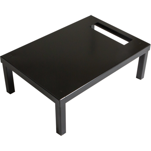 Base autoportante pour casiers robustes enti&egrave;rement soud&eacute;e Concorde, 1 Blocs, 6" lo x 12" la x 18" p, Noir, Acier SPOC Demo