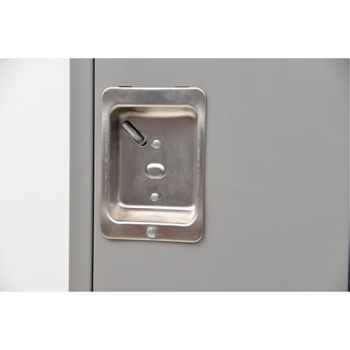 Casiers, Bloc de 3, 36" x 18" x 72", Acier, Gris, Rivet (assembl&eacute;) SPOC Demo