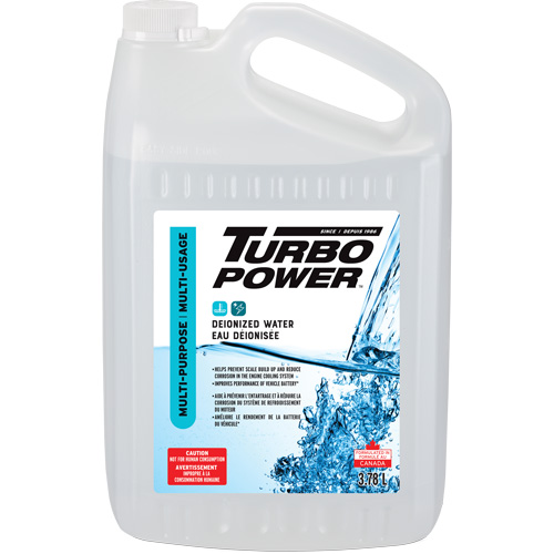 Turbo Power Multi-Purpose Deionized Water, Jug SPOC Demo
