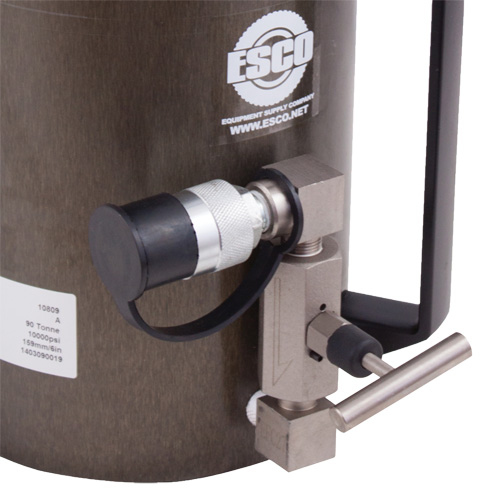 Cric de s&eacute;curit&eacute;, Col verrouillable, Capacit&eacute; de 100 tonnes, 13-37/100" - 19-3/5" h SPOC Demo