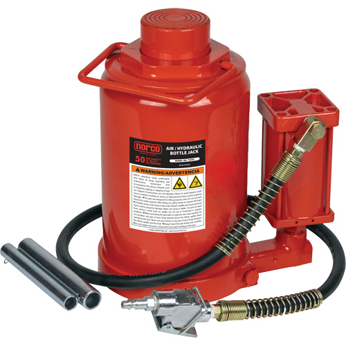 Standard Height Bottle Jack, 50 Ton(s), Air Hydraulic, 19" Raised Height SPOC Demo